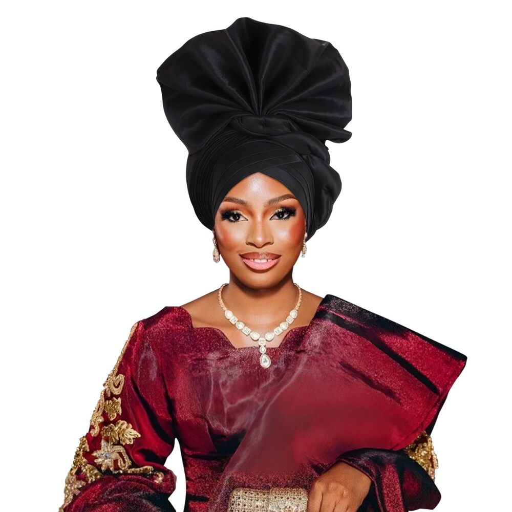 2269 African Headpiece Nigerian Headwear,auto gele Nigerian